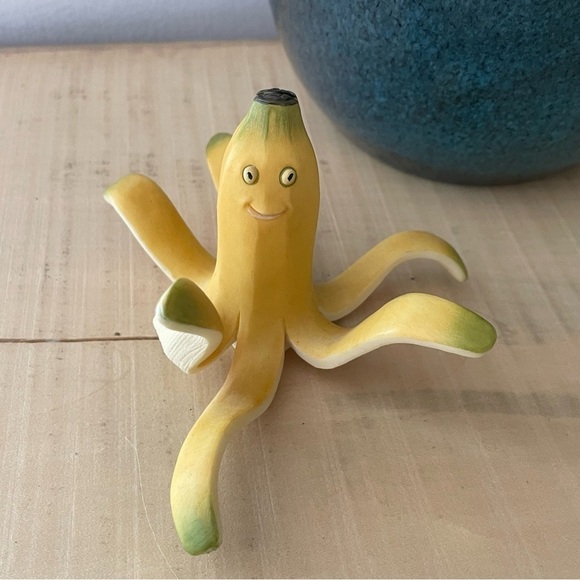 $49 SALE Enesco Home Grown 2005 Banana Octopus Recipe Holder Collectible Figure - Picture 6 of 6
